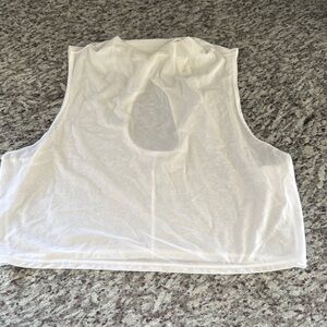 White Sleeveless Women's Top